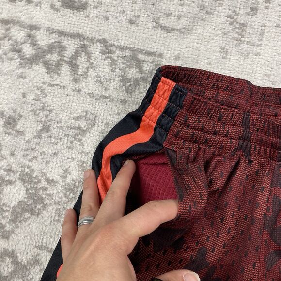 Nike Dri-Fit Elite Basketball Shorts Kids Black/Red CD7584-618 Size Medium - Picture 4 of 5